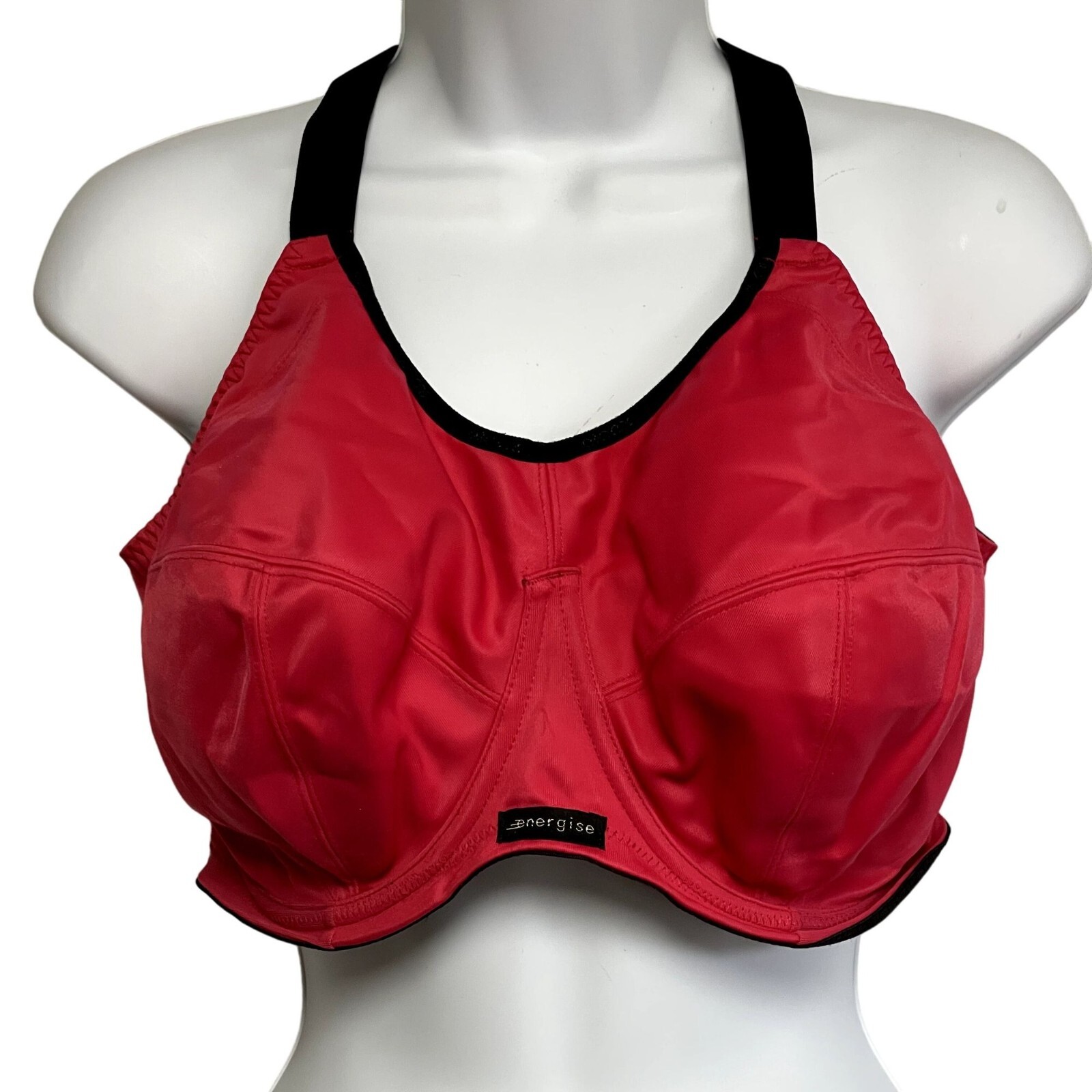Elomi Energise Plus Size Sports Bra Red Size 34K Gem