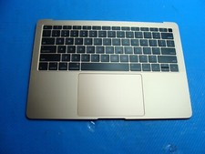 MacBook Air 13" A1932 2018 MRE82LL/A Top Case Palmrest w/Battery Gold 661-12594