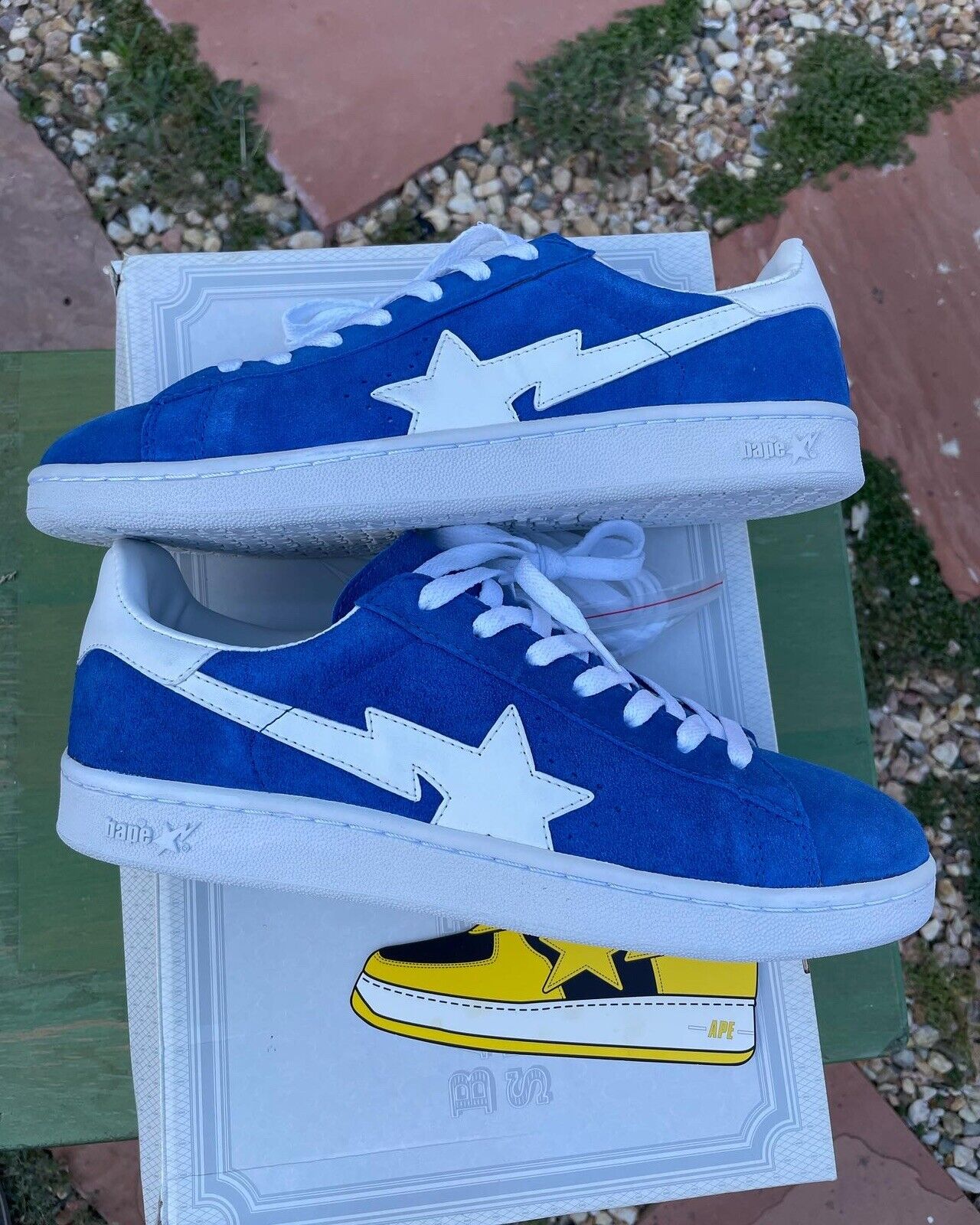 れあり A BATHING APE - APE CREPE STA US9 BAPESTAの通販 by 美咲｜ア