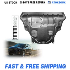 Thick Engine Splash Shield For Jeep Cherokee 2014-2018 Front Engine Guard Hard