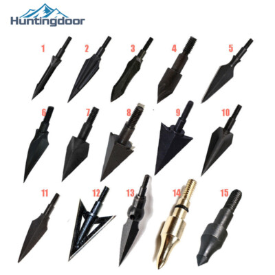 6/12pcs Jagdspitzen Bogenschießen Jagd Pfeilspitzen Einschraubpfeilspitzen Tipps
