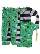 Carter's 2T Pajama Set Insect Bug 4 Pieces Cotton Snug Fit Long Short Sleeve New