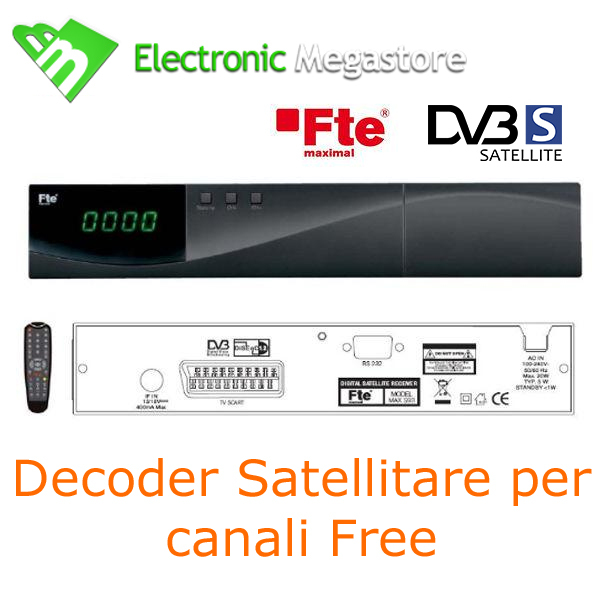 Decoder Satellitare per Tutta la Famiglia - Ricevitore HD per Parabola