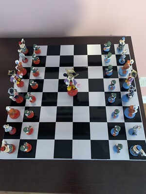 Walt Disney Complete Pewter Chess Set | eBay