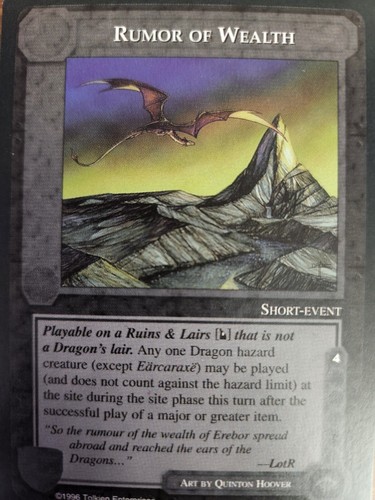 Middle-Earth CCG MECCG The Dragons Singles *Select Your Card* - Picture 124 of 181