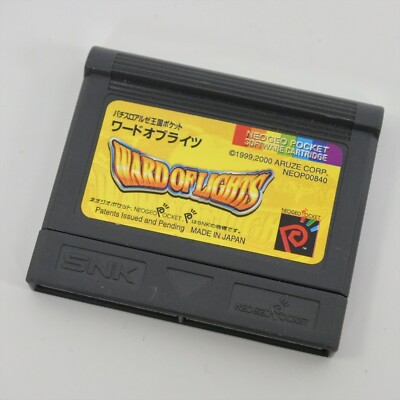 Neo Geo Pocket Color WARD OF LIGHTS Cartridge Only SNK np