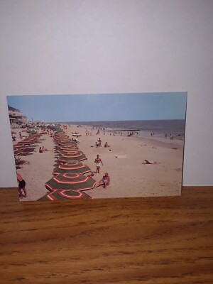 Vintage Postcard Queen City Maryland Ocean Beach Summer Resort