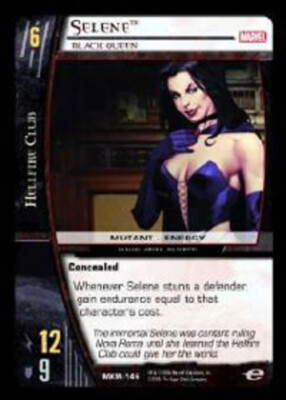 VS System: Selene, Black Queen - Foil [Played] VS: Marvel X-Men TCG CCG Classic