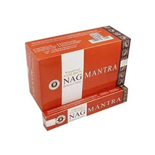 Vijayshree Golden Nag Mantra Agarbatti Perfume Fragrance Incense Sticks 12X15gm