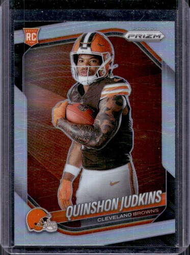 2025 Panini Prizm Quinshon Judkins Rookie Variations RC Silver #407 Browns