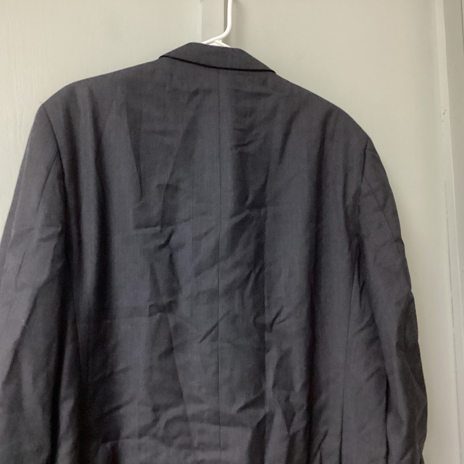 Brooks Brothers 346 Blazer Mens Size 44L Wool Two Button Buttons Black Lined thumbnail 18