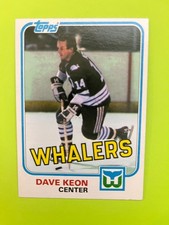 1981-82 Topps East #83 Dave Keon Hartford Whalers NrMt