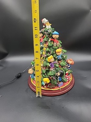 Danbury Mint The Peanuts Christmas Tree Lights Up Charlie Brown