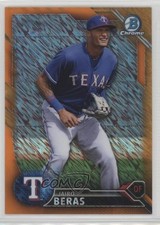2016 Bowman Chrome Prospects Orange Shimmer Refractor Jairo Beras #BCP227 j2c