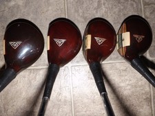 1953-55 McGregor Tourney Eye-o-matic oil hardened M85W Persimmon Woods 1,2,3,4