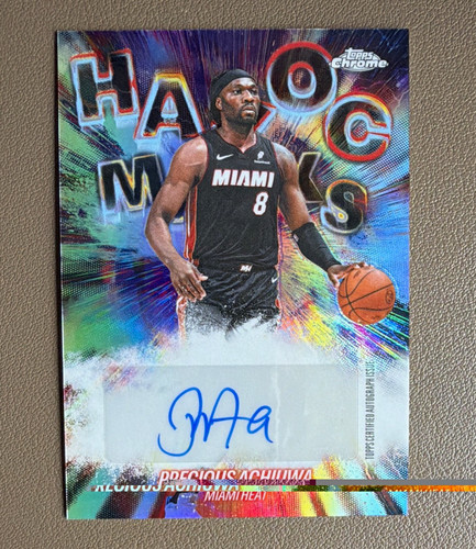 Precious Achiuwa – 2025-26 Topps Chrome Updates Basketball · Havoc Marks #HM-PA Precious Achiuwa