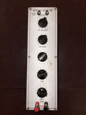 Eico Resistance Decade Box Model 1171 Resistor Used Tested