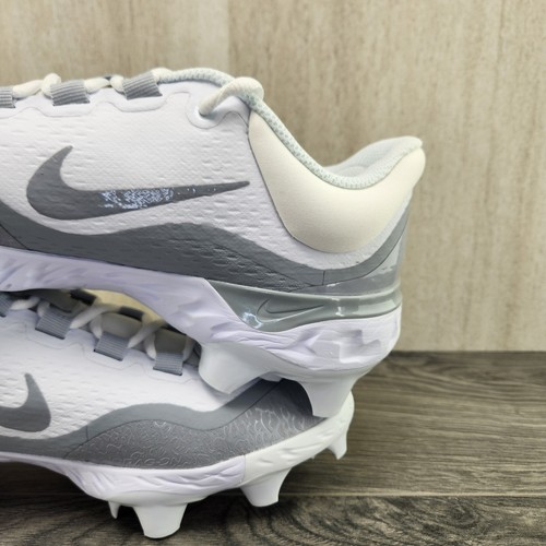 Nike Alpha Huarache Elite 4 MCS Low Größe 10 Herren weiß wolfsgrau Baseball Stollen - Bild 12 von 15