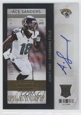 2013 Contenders Short Print Rookies Playoff Ticket 70/99 Ace Sanders Auto 0f8