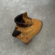 Timberland Boys Waterproof Leather Boots Brown Lace Up Size 5 Outdoor Ankle