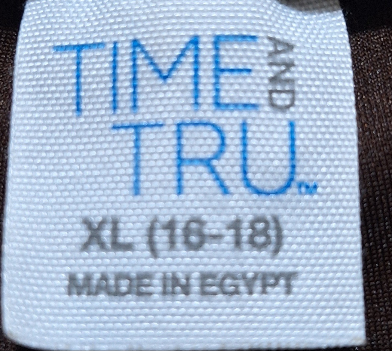 Time and Tru Womens XL 16-18 Faux Suede Leggings Pants Brown Casual Comfort