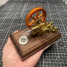 Coaxial Swing Arm Stirling Engine Model Brass...