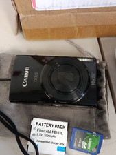 Canon PowerShot IXUS 180 Digital Camera 20MP Black Wi-Fi