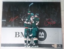 Kirill Kaprizov and Marco Rossi Minnesota Wild Auto Signed 16x20 Photo Fanatics 