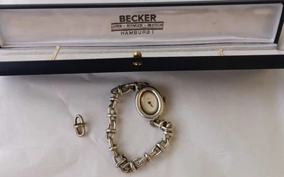 Obrey Armbanduhr vintage Sterlingsilber, Handaufzug - Bild 1 von 4
