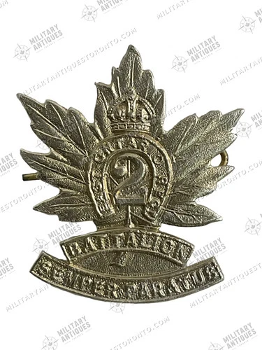 WW1 Canadian CEF 2nd Battalion Cap Badge