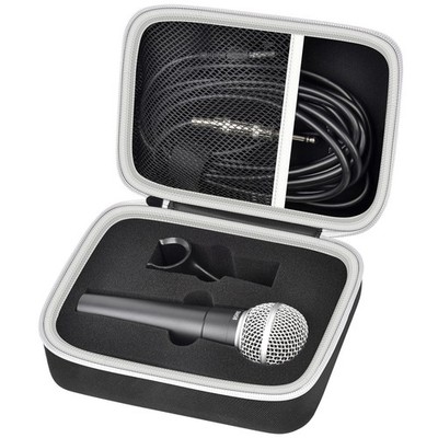 Microphone Case with Shure SM58/ SM57/ PGA48/ SM58S/ BETA 58A/ PGA58 Cardioid...