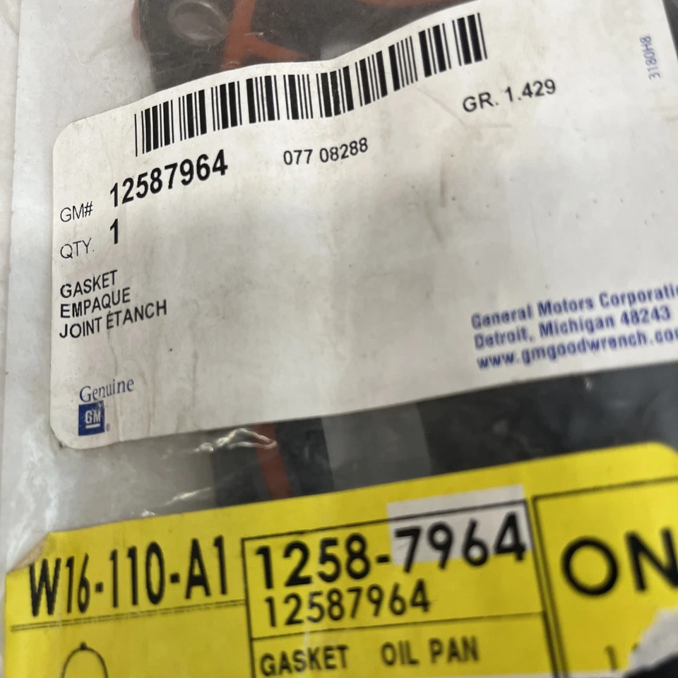 Junta-aceite original GM 12587964 (5476) Foto 2 de 3