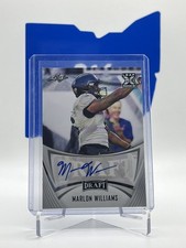 2021 Leaf Draft Marlon Williams Rookie Auto  - UCF Knights