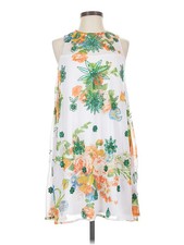 NWT Raga Women White Casual Dress S