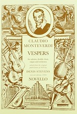 Vespers for Soloists, Double Choir, and Organ Orchestra By Claud