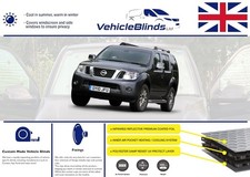 Thermal Blinds For Nissan Pathfinder (2005-2013) 5 Door