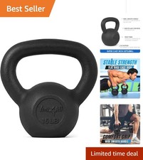 Versatile Cast Iron Kettlebell Set 5-80 Lbs: Train for Strength  Endurance
