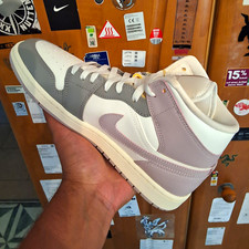Jordan Air Jordan 1 Mid Herren Sneaker Weiß/Grau/Rosa EU 42 US 10 …
