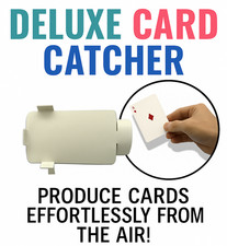 DELUXE METAL CARD CATCHER Gimmick Magic Trick...