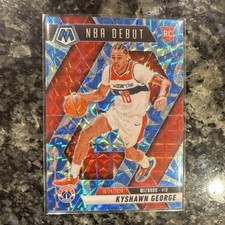 Panini Mosaic 2024-25 Kyshawn George NBA Debut Rookie Prizm #256 Wizards