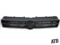 KüHlergitter KüHlergrill Grill Gitter FüR VW Polo 6R Schwarz Mit Chromleiste Neu
