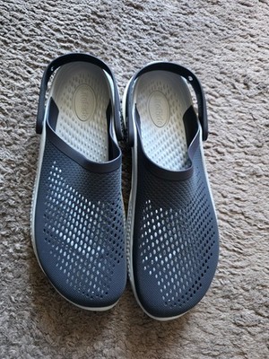 Crocs Lite Ride Herren Sandale , Größe 45/46, Hellblau (M12)