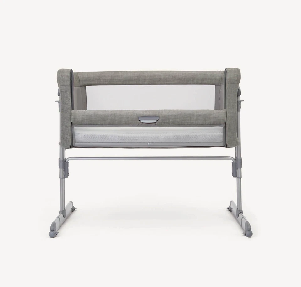 Joie Roomie Glide Gliding Bedside Crib - Foggy Grey - Image 2 of 4
