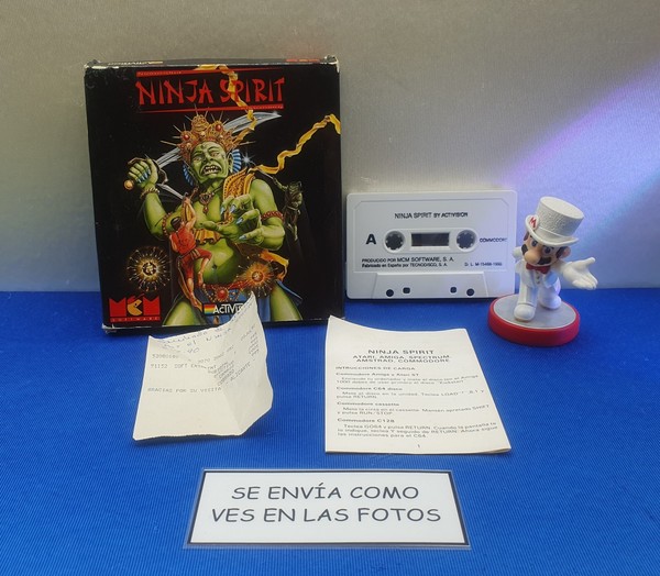 JUEGO COMMODORE NINJA SPIRIT ACTIVISION MCM