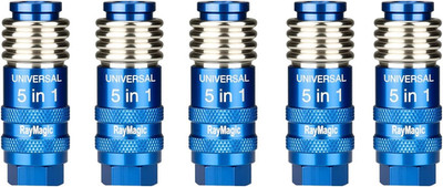 Upgraded 5IN1 Universal Quick Industrial Connect Coupler, 1/4'' Female NPT, Air H
