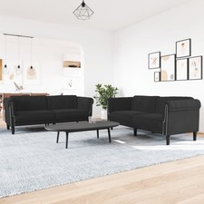 Sofagarnitur Couch Gästesofa Polstersessel Relaxsofa Loungesofa Relaxcouch Samt