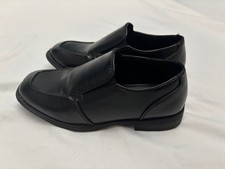 Sonoma Boys Size 1 Loafer Comfort Dress Shoes Black - Fancy Slip On