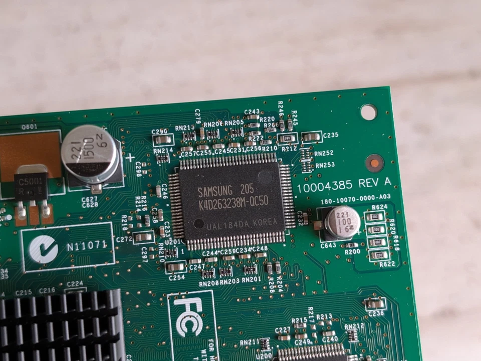 NVIDIA Quadro 2 MXR 32MB Video Graphics Card AGP Dual VGA 10004385 Rev A - Image 4 of 4