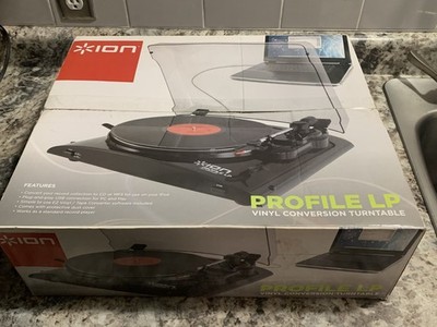 ION Audio PROFILE LP Conversion Turntable Vinyl To CD/MP3 Brand New In Open Box 