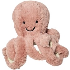Jellycat Odell Plush 5" Octopus Dusty Pink Stuffed Animal Baby Soft Retired Toy